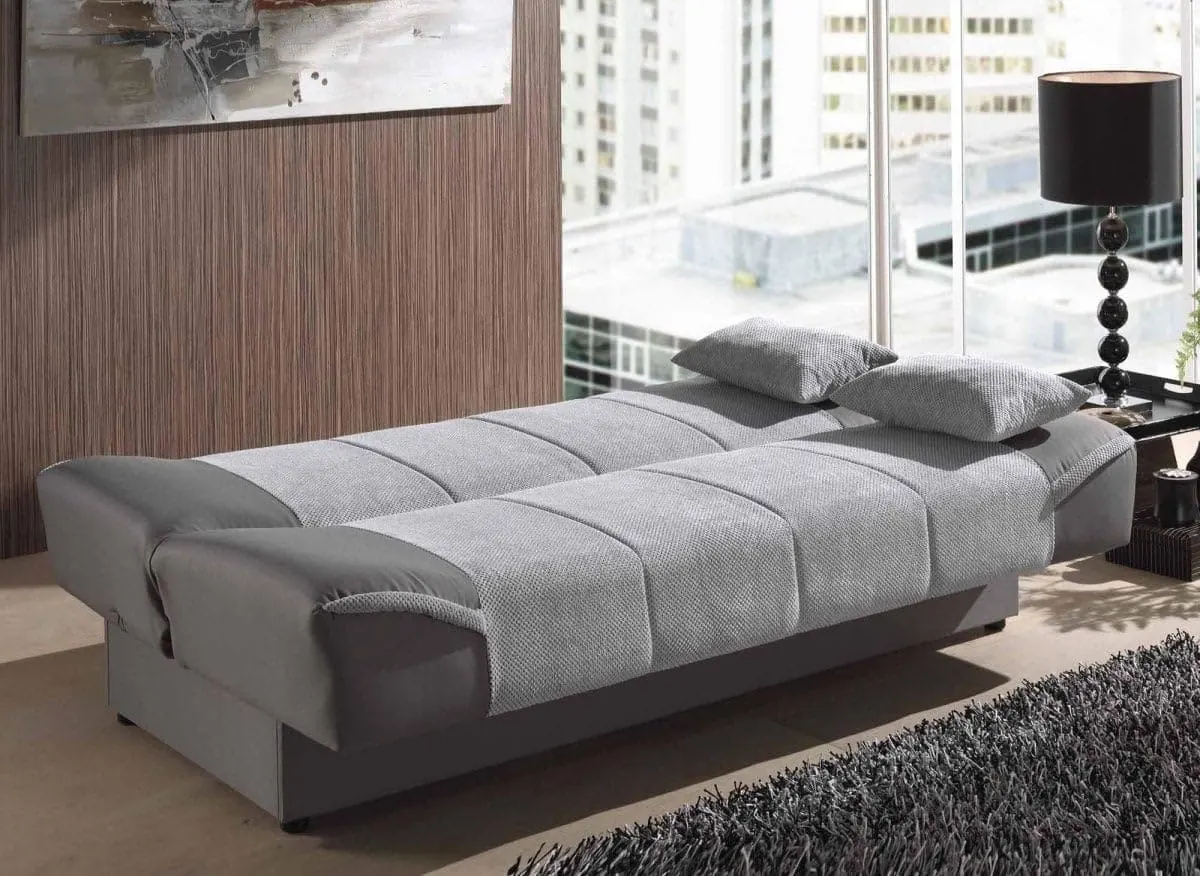 Deco In Paris NATI clic-clac gris convertible mode lit