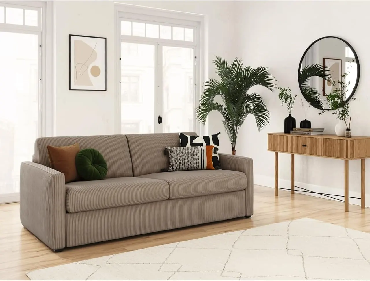 LOUNGITUDE Agathe - lifestyle dans salon moderne avec décoration