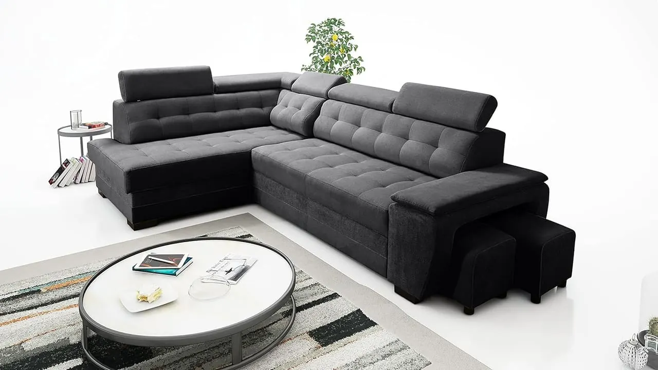 Robin Inspire noir dans grand salon configuration gauche